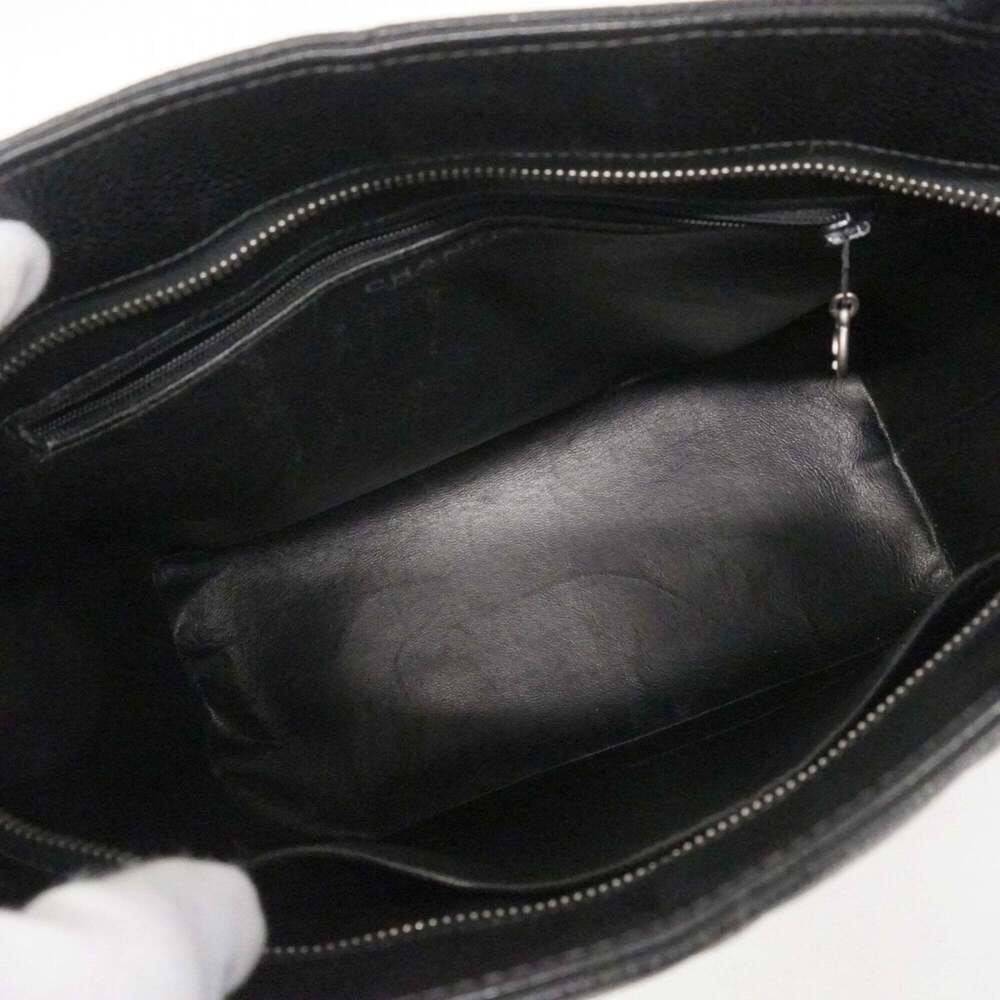 CHANEL Black Caviar Leather Reissue Tote Bag - Picture 4 of 13